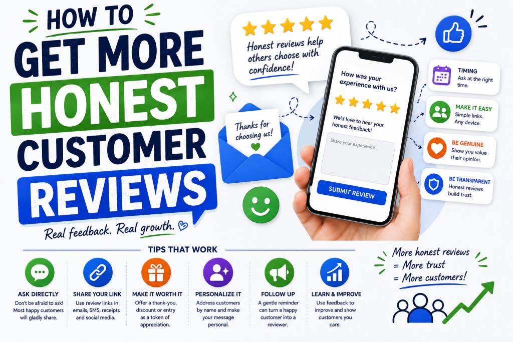how to get more honest customer reviews